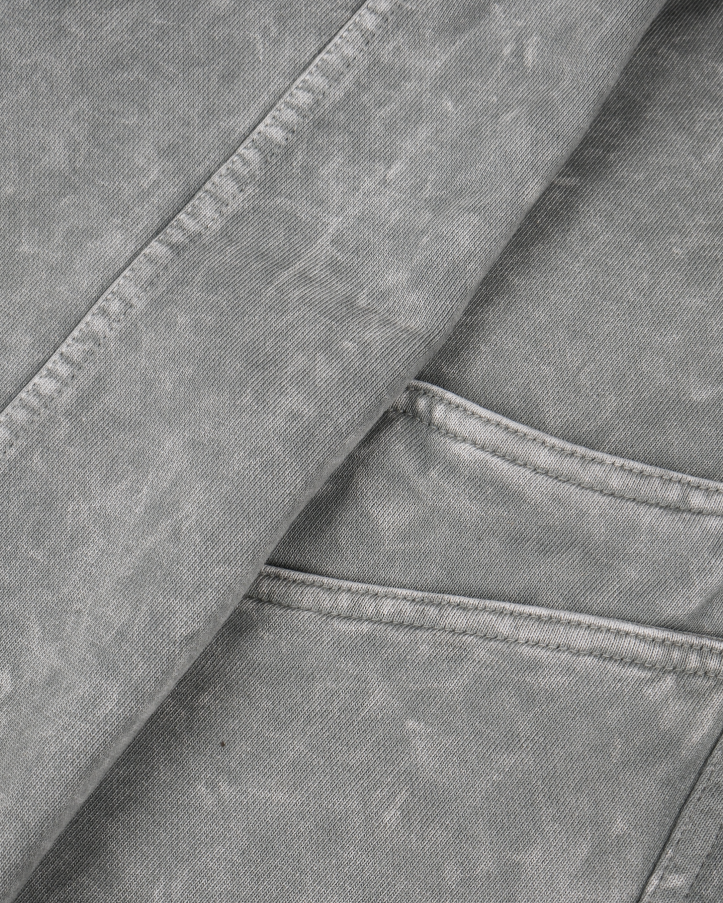FUSION WASHED ZIP-JACKET GREY