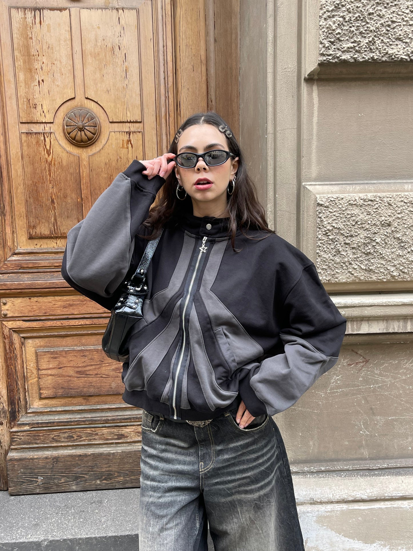NEXUS ZIP-HOODIE BLACK