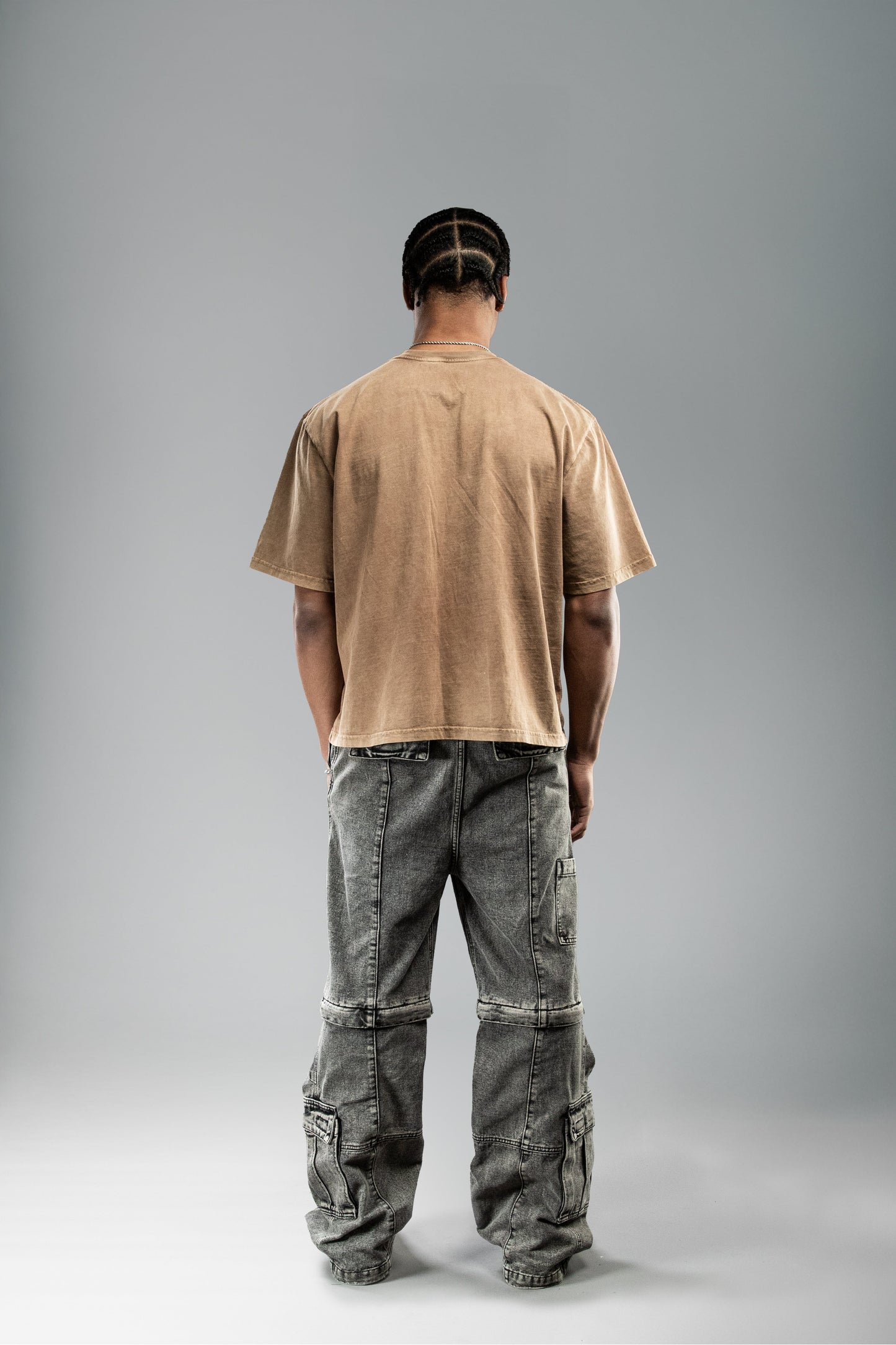 YEU GLOBAL INDUSTRIES T-SHIRT BROWN