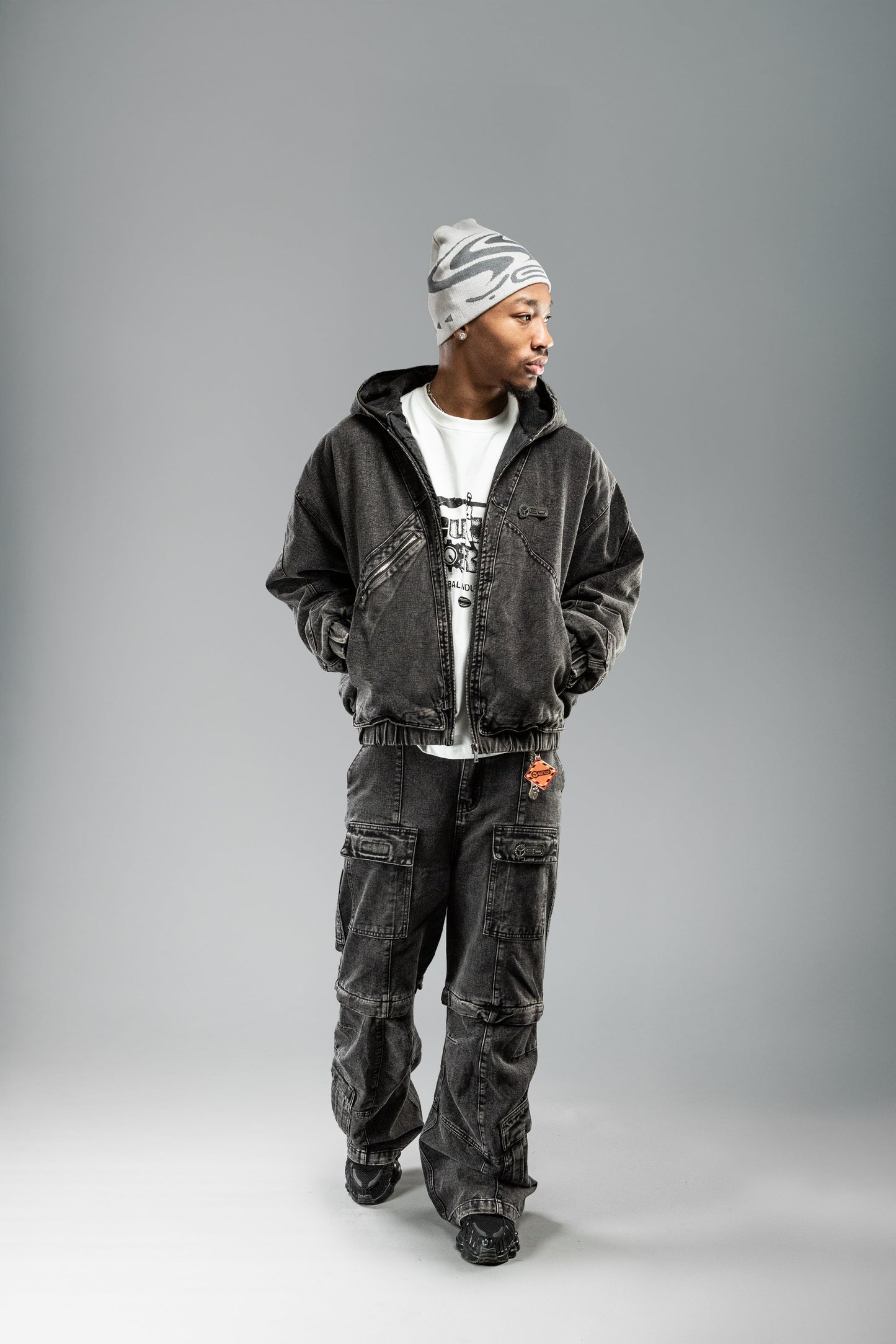 YEU FORGE INDUSTRIES WORKWEAR JACKET BLACK