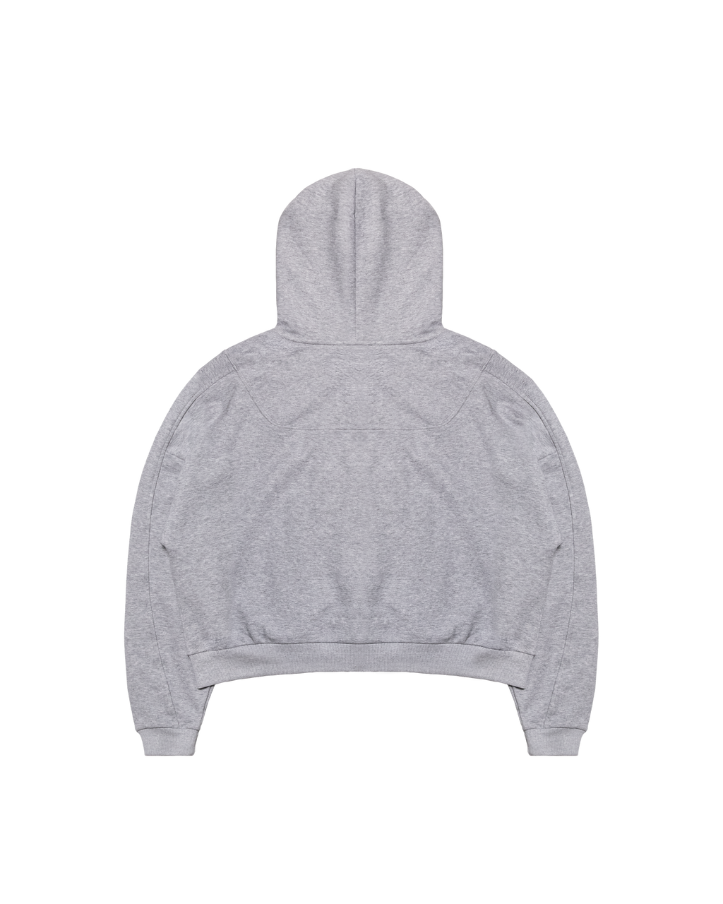 BASIC GREY ZIP HOODIE