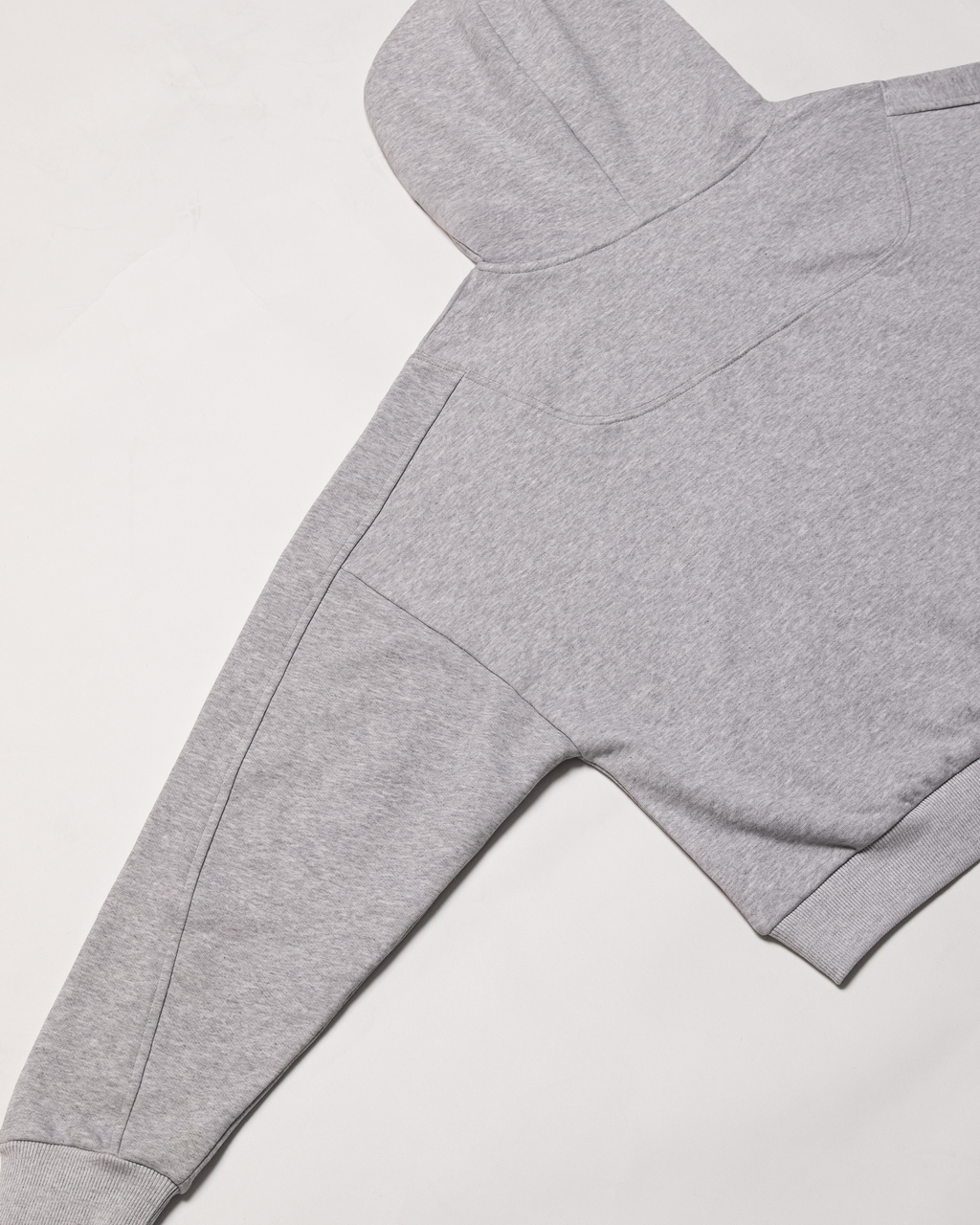 BASIC GREY ZIP HOODIE
