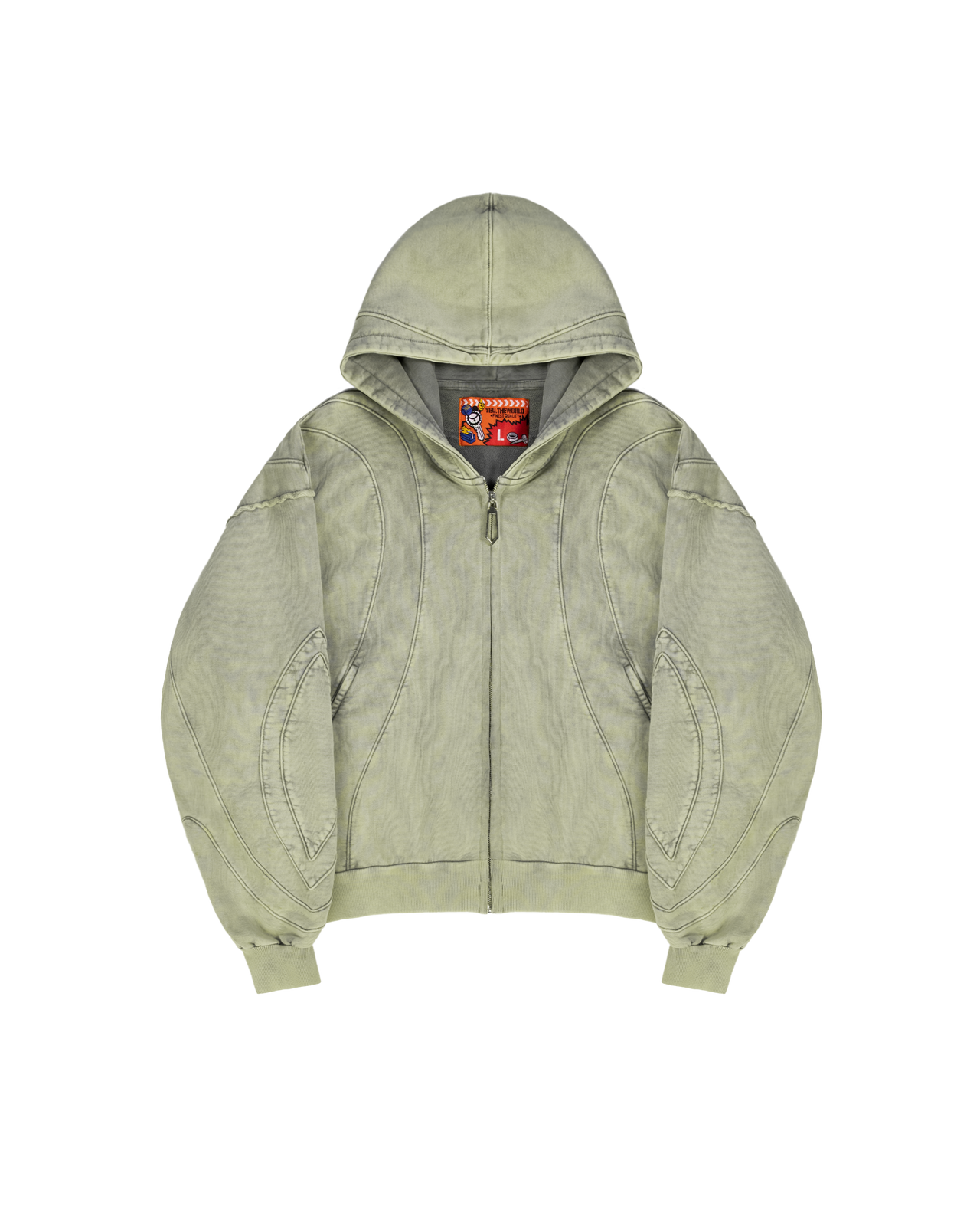 YEU FORGE IND. ZIP-JACKET KHAKI