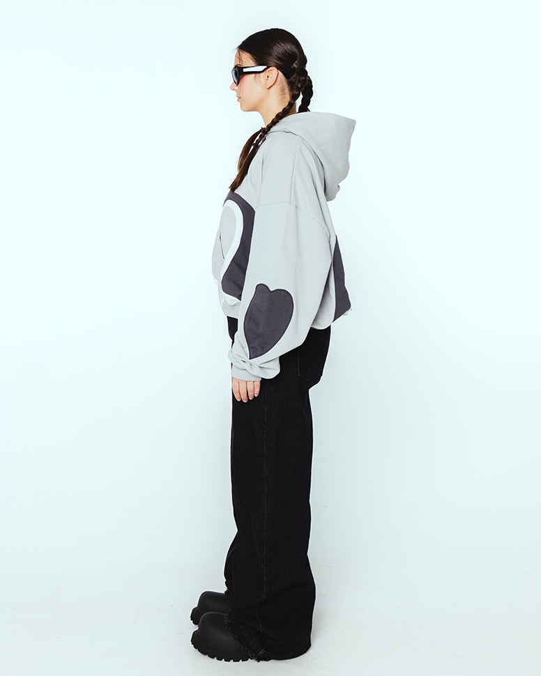 GREY HEART ZIP JACKET FOR FREE!!! (READ INFO)