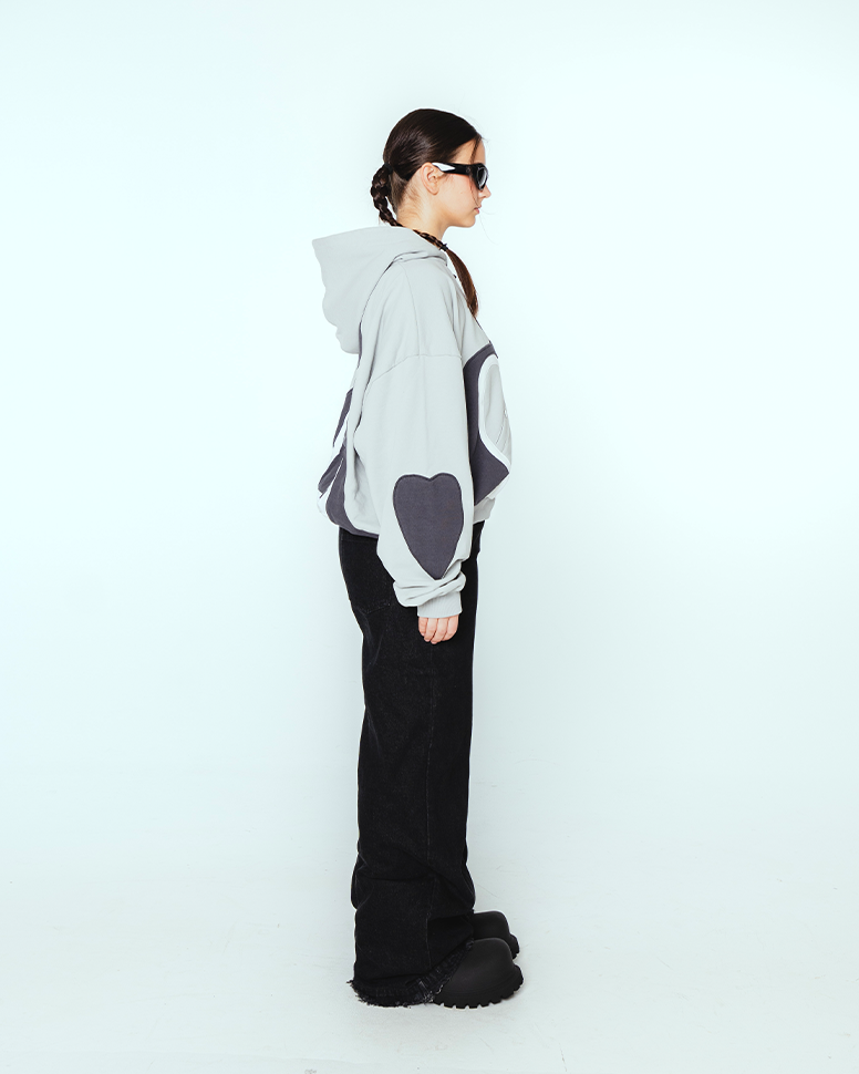 GREY HEART ZIP JACKET FOR FREE!!! (READ INFO)