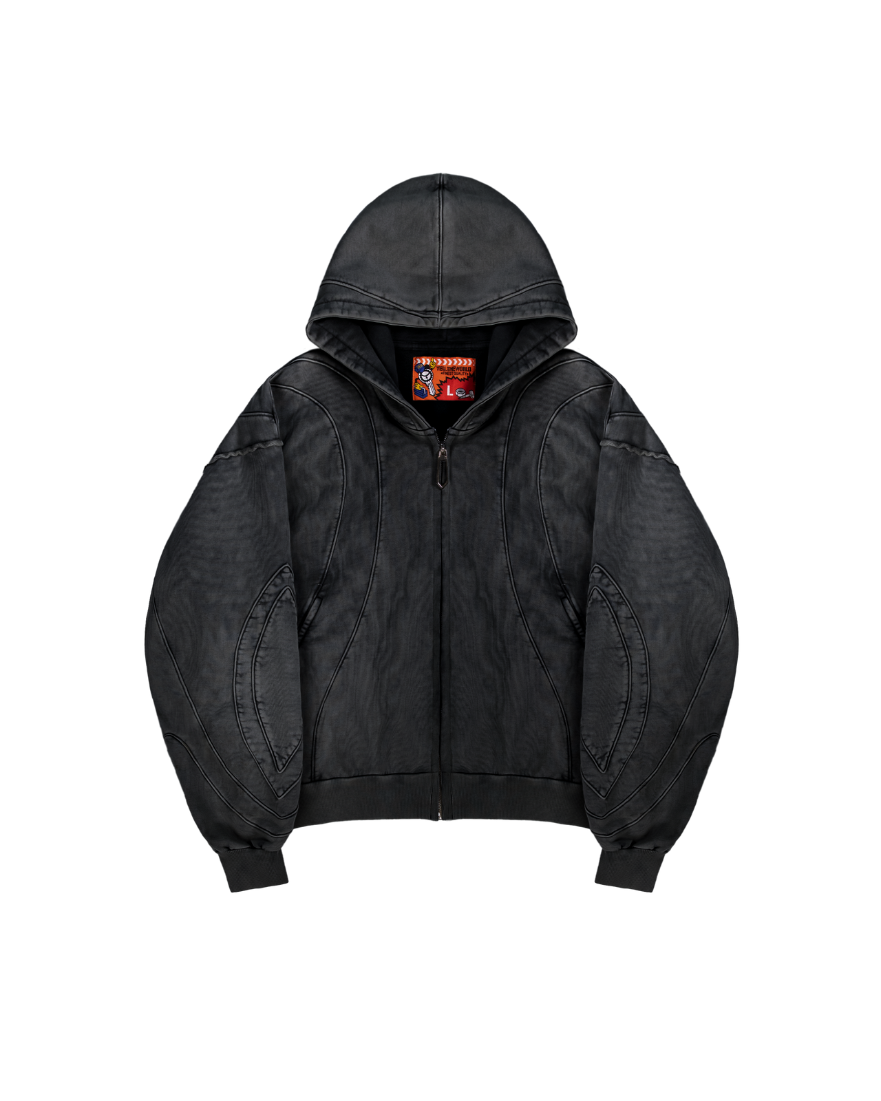 YEU FORGE IND. ZIP-JACKET BLACK