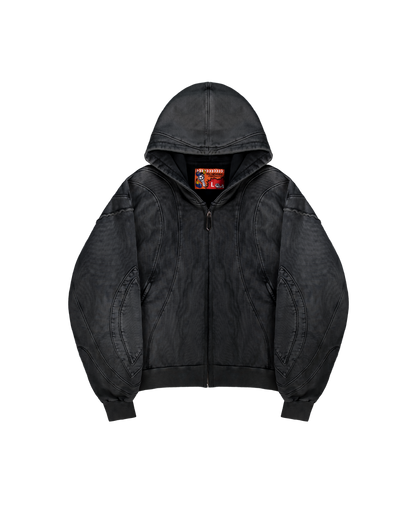 YEU FORGE IND. ZIP-JACKET BLACK