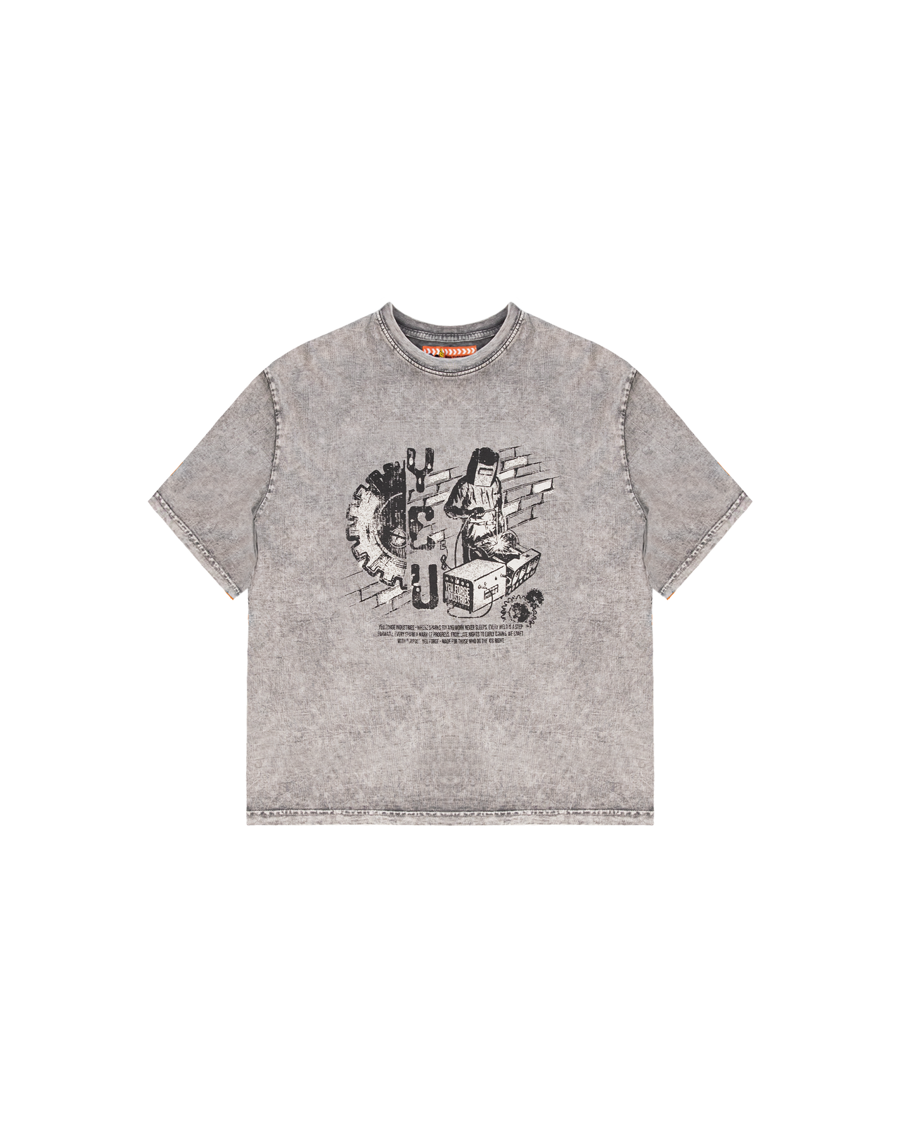 YEU FORGE IND. IRON CRAFT T-SHIRT GREY