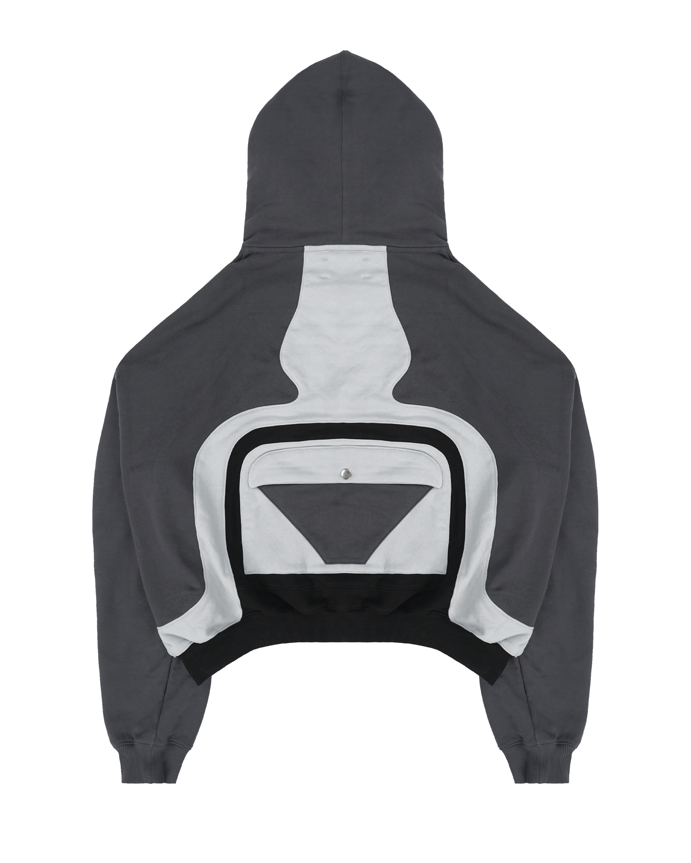 HEART SHAPED ZIP-HOODIE