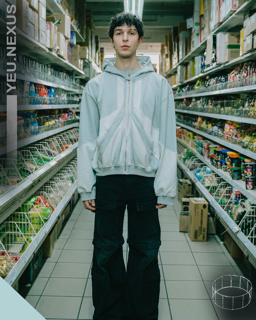 NEXUS ZIP-HOODIE GREY