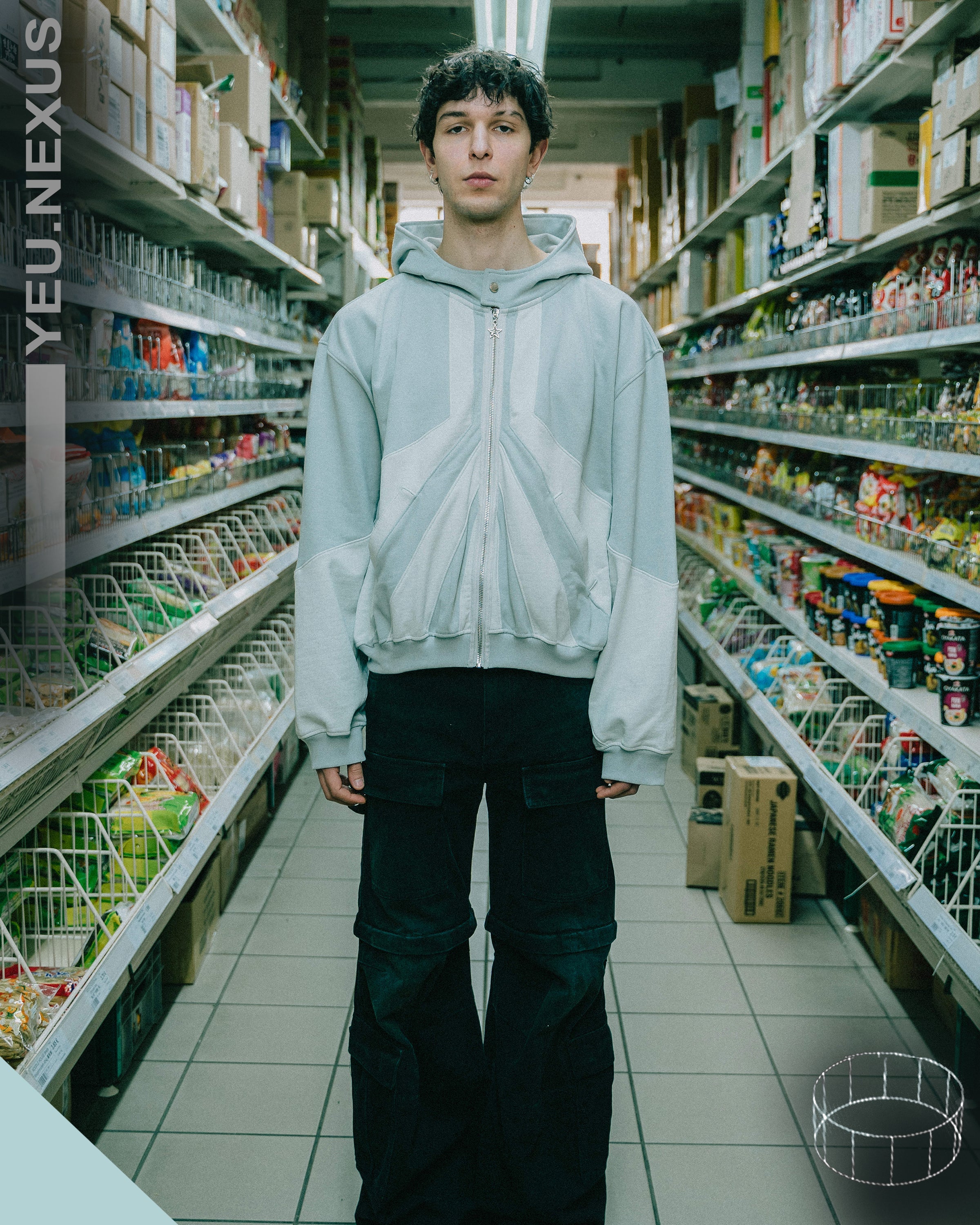 NEXUS ZIP-HOODIE GREY