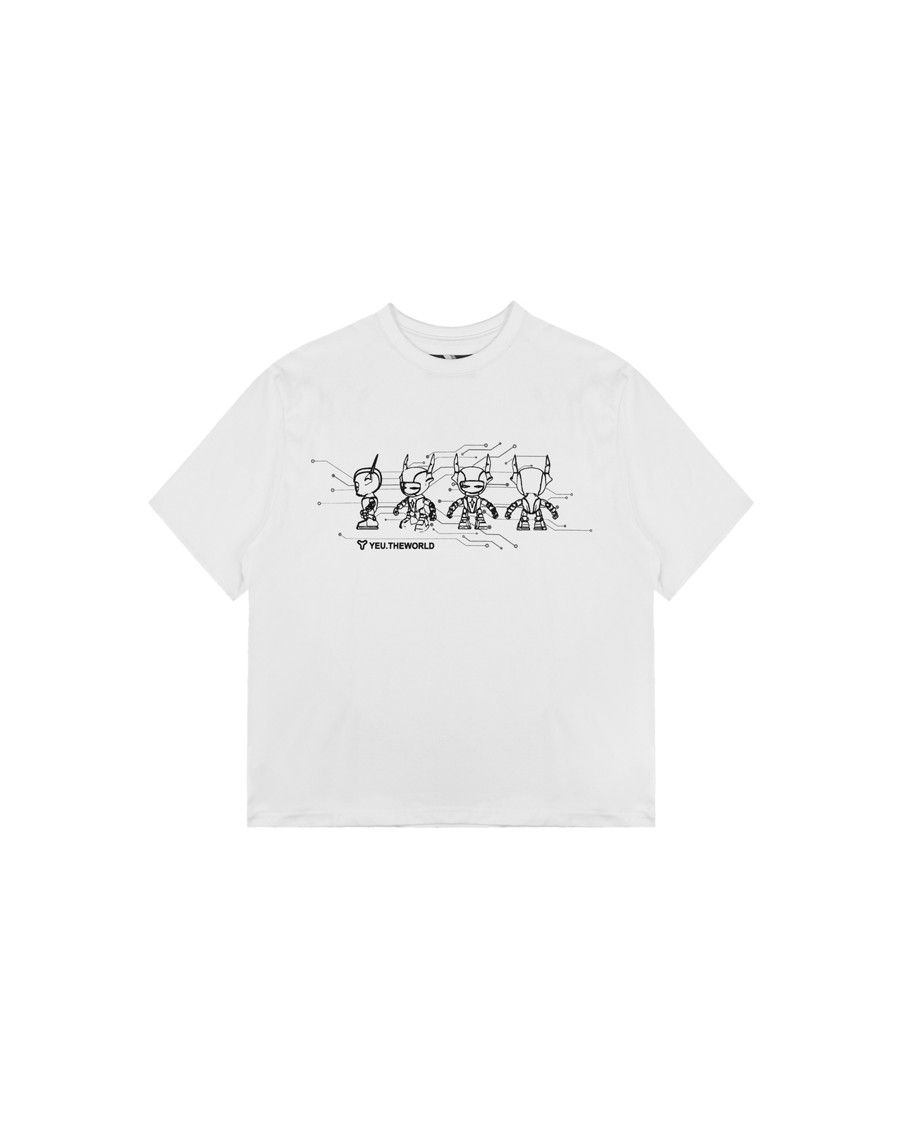 YEUTOPIA YEUBOT T-SHIRT WHITE