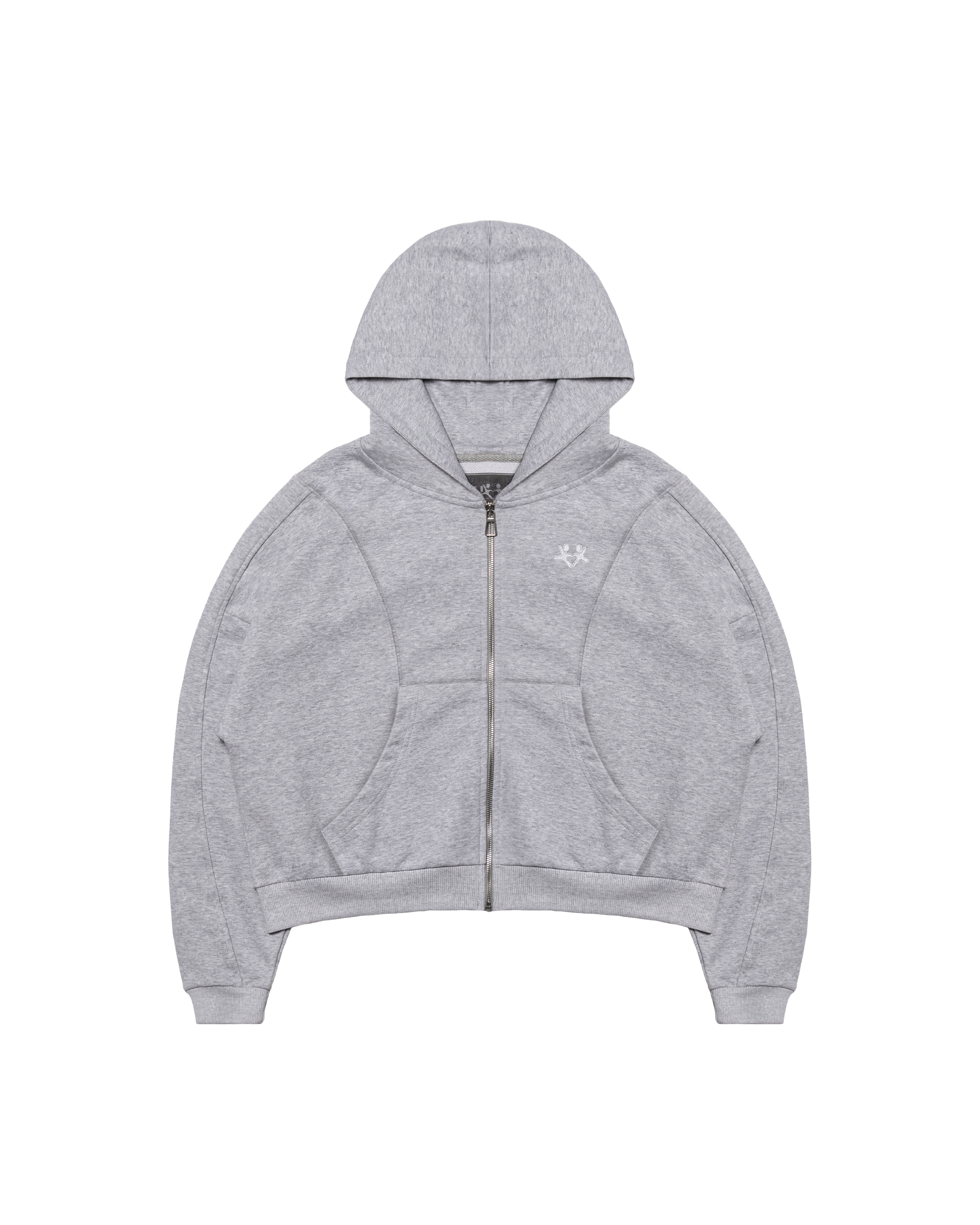 NEXUS ZIP-HOODIE GREY – YEU.theworld