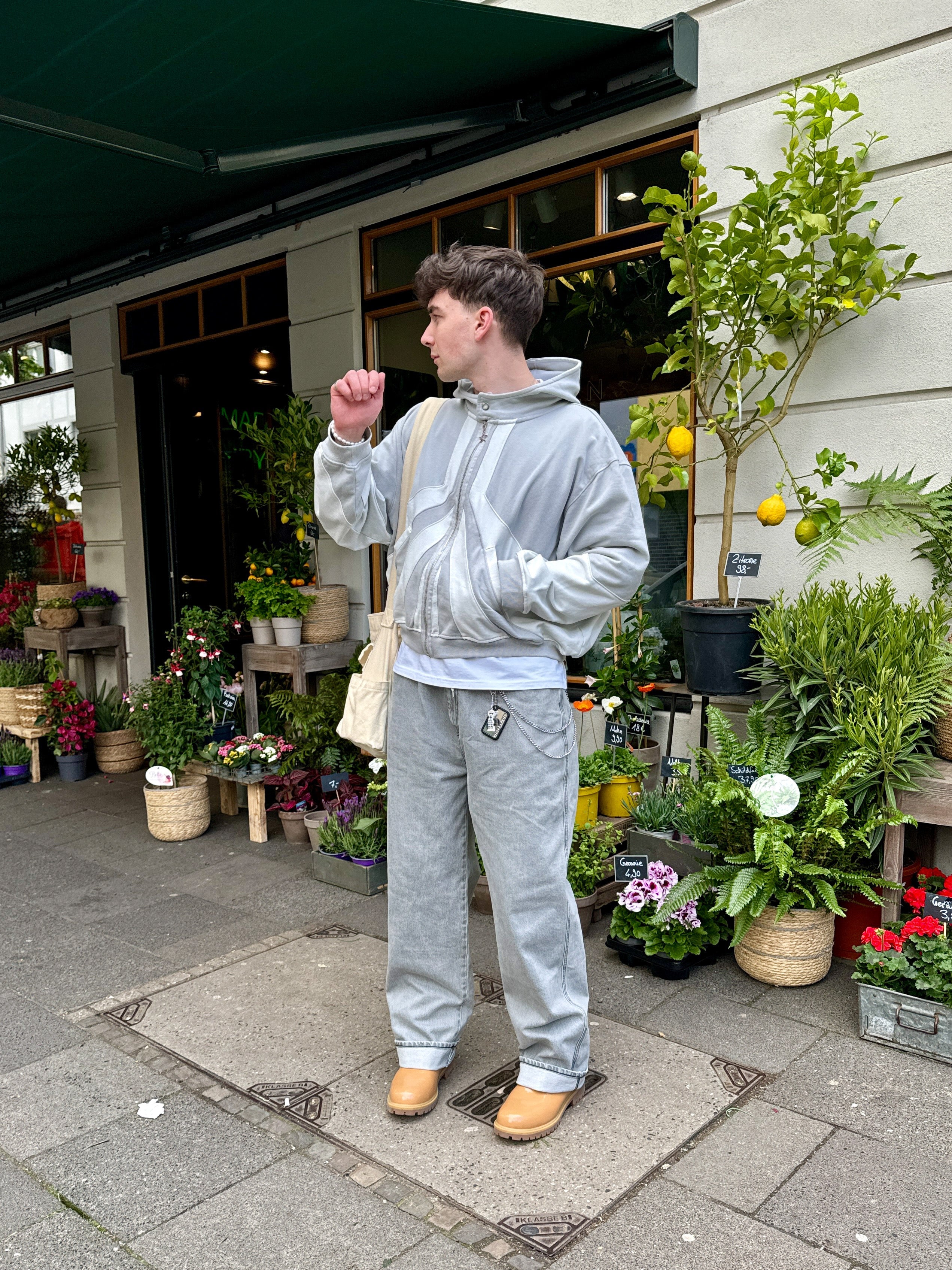 NEXUS ZIP-HOODIE GREY