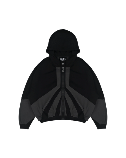 NEXUS ZIP-HOODIE BLACK