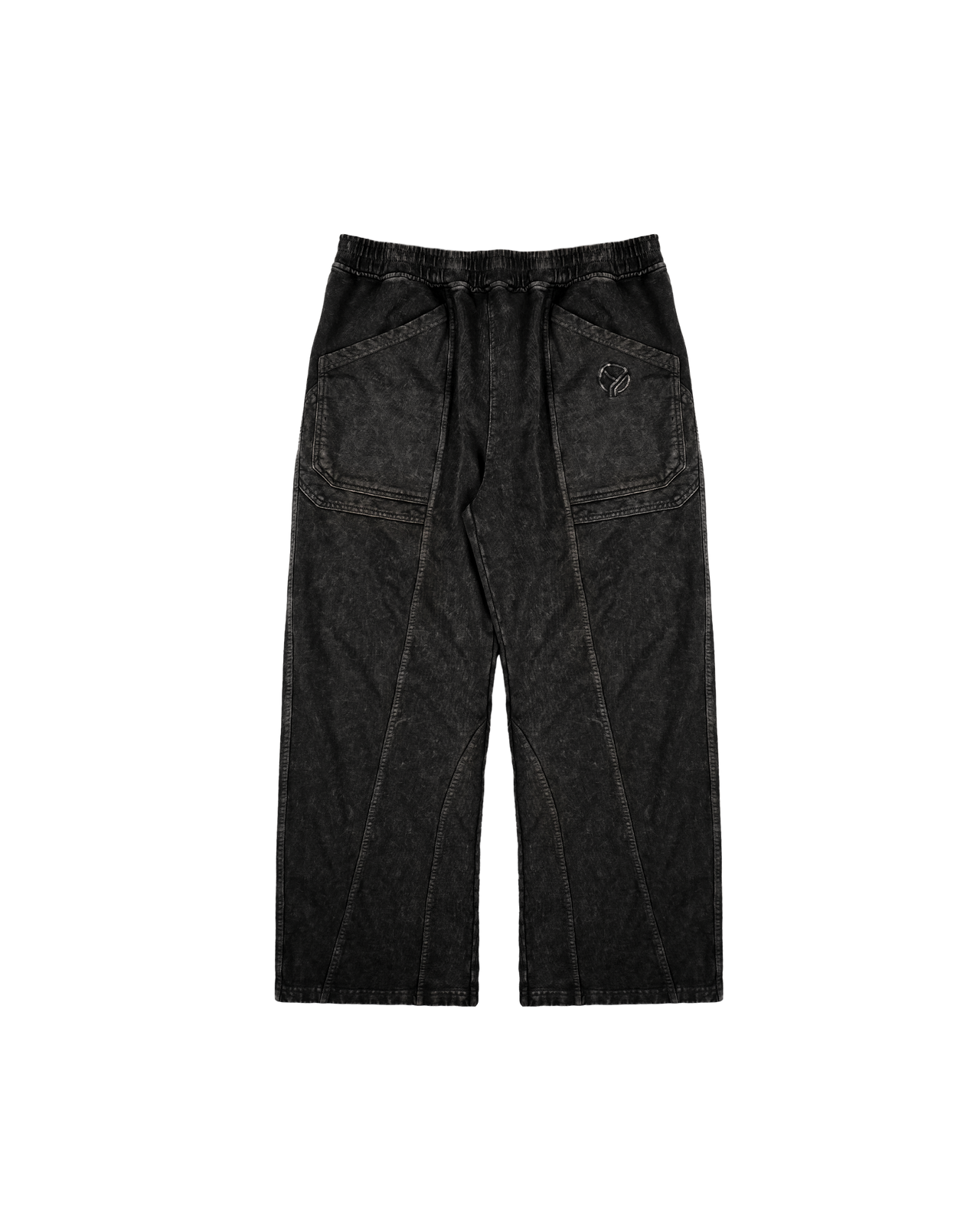 STELLAR CORE WASHED SWEATPANTS BLACK