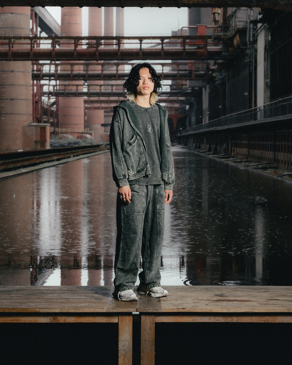 FUSION WASHED ZIP-JACKET GREEN FOR FREE!!! (READ INFO)