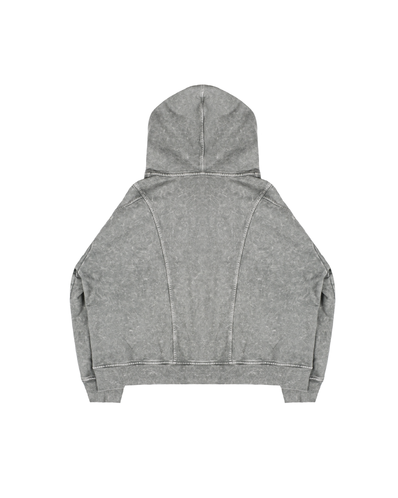 FUSION WASHED ZIP-JACKET GREY